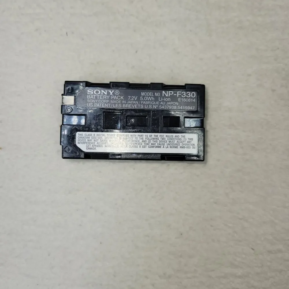 Sony NP-F330 Battery Pack Batteries Replacement Vintage Y2k Photography Video